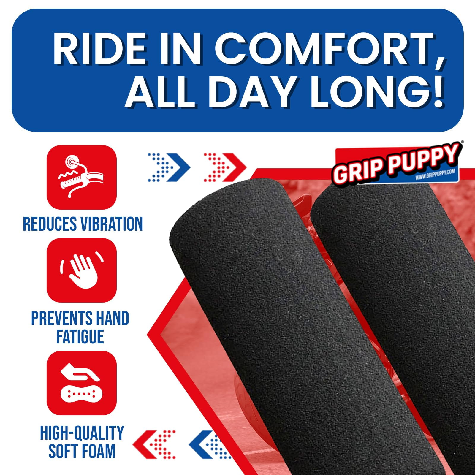 Grip Puppy Big PAW! – Comfort Grips for Harley-Davidson Heavyweight  Motorcycles